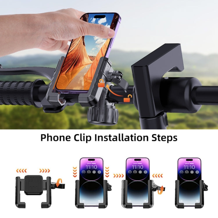 Supporto per cellulare da viaggio semi-avvolto per bicicletta YYS-615