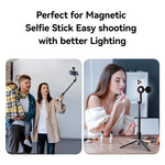 TELESIN Luce magnetica per selfie ricaricabile USB-C