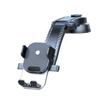 Supporto per telefono cellulare con blocco automatico del cruscotto dell'auto con ventosa, Glossy Telescopic Base, Glossy Waterfall Base, Brushed Telescopic Base, Brushed Waterfall Base, Black Air Outlet, Orange Air Outlet, Black Telescopic            ...