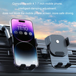 Supporto per telefono cellulare con blocco automatico del cruscotto dell'auto con ventosa, Glossy Telescopic Base, Glossy Waterfall Base, Brushed Telescopic Base, Brushed Waterfall Base, Black Air Outlet, Orange Air Outlet, Black Telescopic            ...