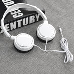 JTY-071 Cuffie cablate da 3,5 mm Cuffie pieghevoli per pianoforte musicale, Without Mic White, Without Mic Black, With Mic Black, With Mic White