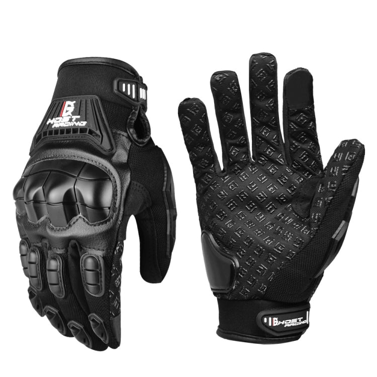 GHOST RACING Guanti da motociclista anticaduta in gomma traspirante con touch screen, M, L, XL, XXL