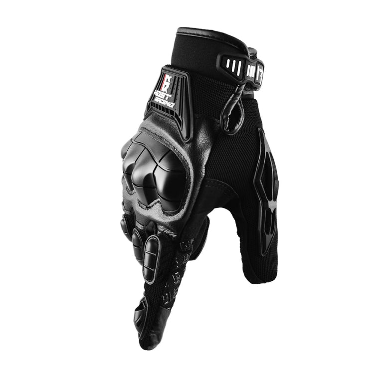 GHOST RACING Guanti da motociclista anticaduta in gomma traspirante con touch screen, M, L, XL, XXL