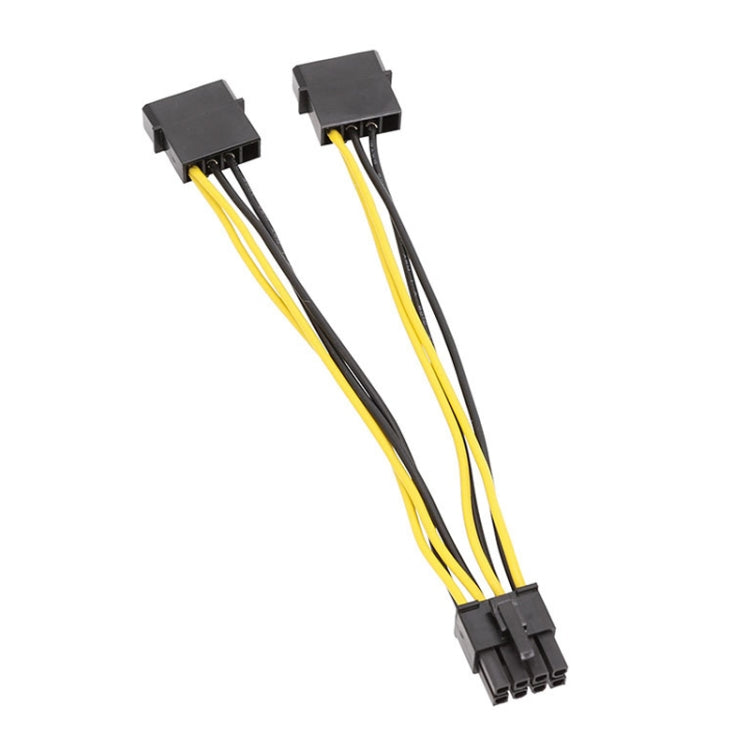 Cavo di alimentazione CPU IDE Power Dual Large 4Pin a EPS 8Pin, 15cm, 20cm