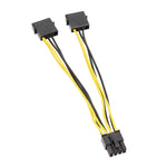 Cavo di alimentazione CPU IDE Power Dual Large 4Pin a EPS 8Pin, 15cm, 20cm