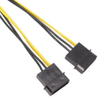 Cavo di alimentazione CPU IDE Power Dual Large 4Pin a EPS 8Pin, 15cm, 20cm