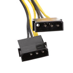 Cavo di alimentazione CPU IDE Power Dual Large 4Pin a EPS 8Pin, 15cm, 20cm