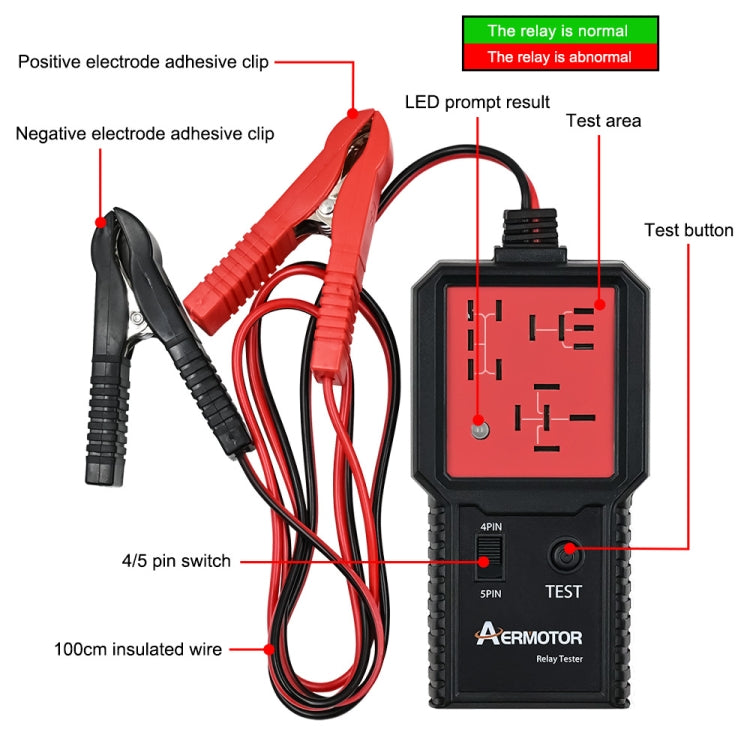 Strumento di riparazione del tester del relè del circuito automobilistico AERMOTOR