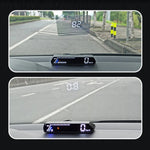 Head-up Display OBD Strumento multifunzione per veicoli Temperatura dell'olio Schermo di monitoraggio del cambio