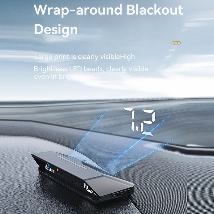 Head-up Display OBD Strumento multifunzione per veicoli Temperatura dell'olio Schermo di monitoraggio del cambio