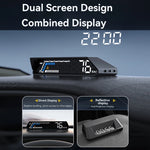 Head-up Display OBD Strumento multifunzione per veicoli Temperatura dell'olio Schermo di monitoraggio del cambio