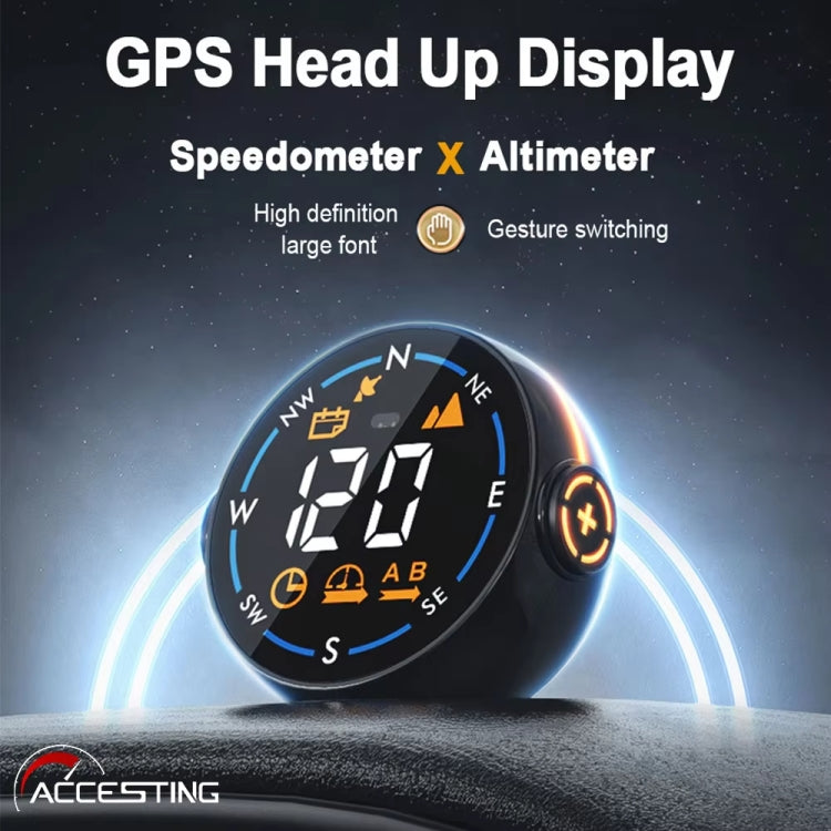 Misuratore di altitudine GPS per auto alimentato tramite USB con display head-up