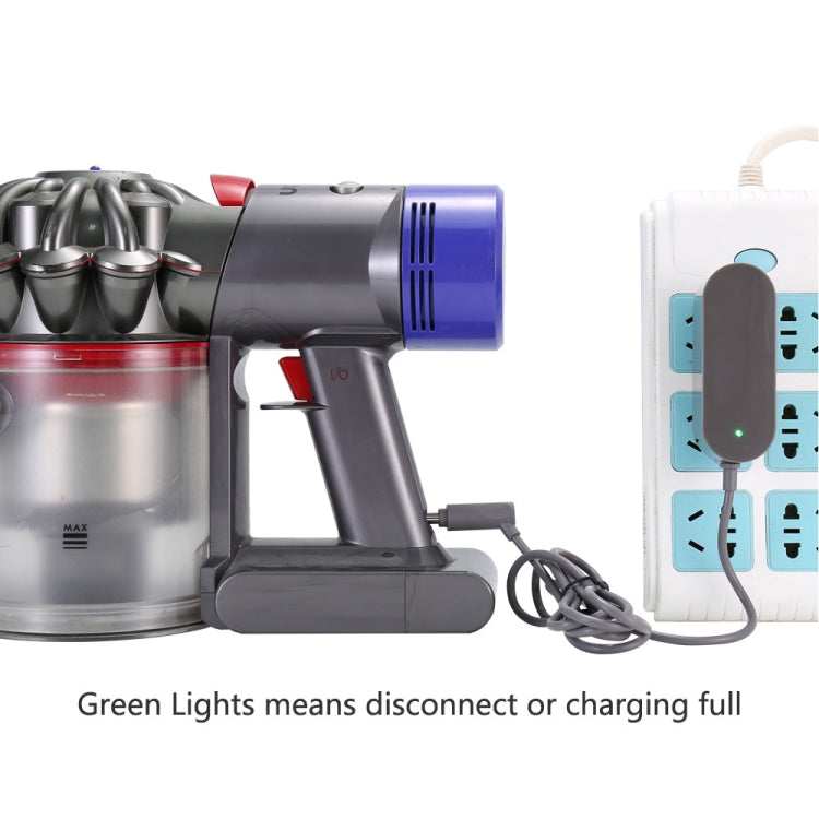 Adattatore caricabatterie Dyson V6 V7 V8 con spia luminosa 1.8m