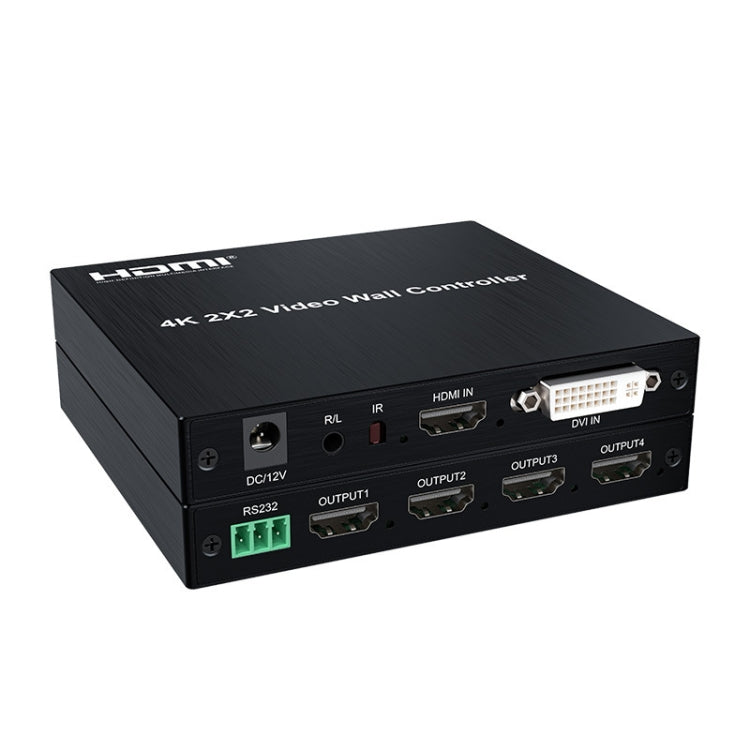 Supporto video HD Splice HDMI 4K 2x2 Ingresso HDMI / DVI Uscita HDMI 4CH, 4K With US Plug, 4K With EU Plug, 4K With UK Plug