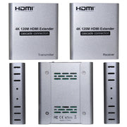 Trasmettitore/ricevitore HDMI singolo cavo 120M Extender Trasmettitore HD 4K, US Plug, UK Plug, EU Plug