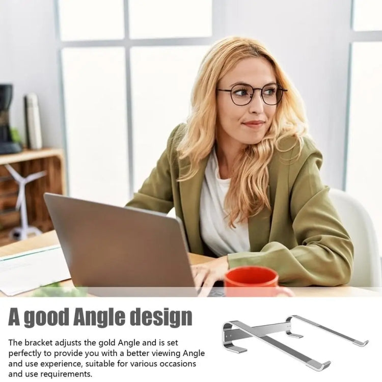 Supporto per laptop da tavolo in lega di alluminio, for 10-18 inch