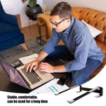 Supporto per laptop da tavolo in lega di alluminio, for 10-18 inch