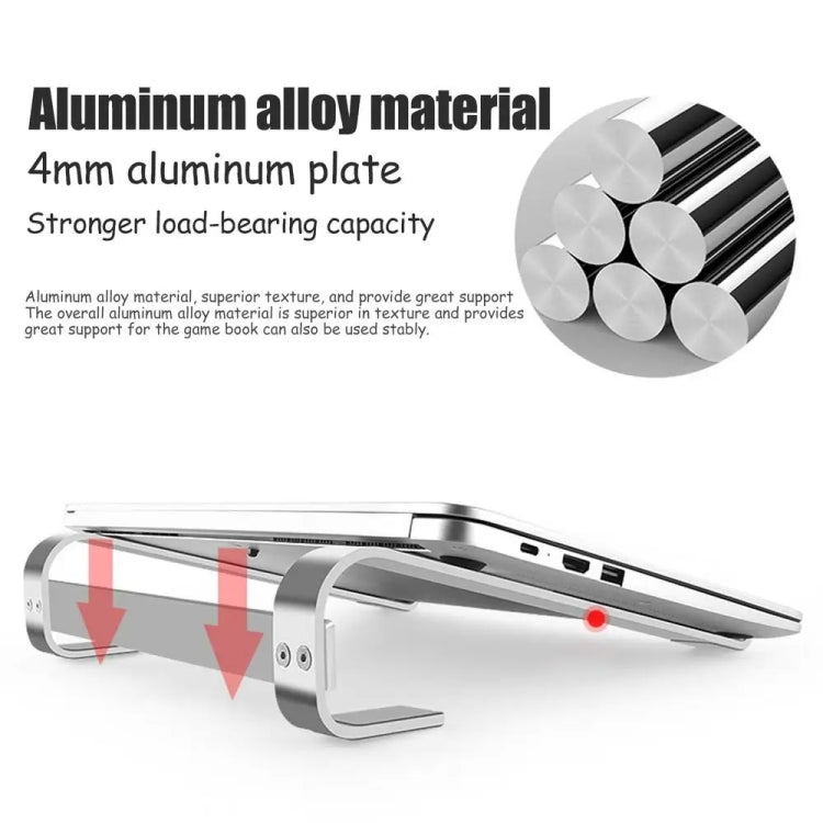 Supporto per laptop da tavolo in lega di alluminio, for 10-18 inch