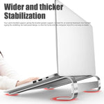 Supporto per laptop da tavolo in lega di alluminio, for 10-18 inch