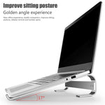 Supporto per laptop da tavolo in lega di alluminio, for 10-18 inch