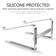 Supporto per laptop con dissipazione del calore aumentata in lega di alluminio da tavolo, for 13-17 inch