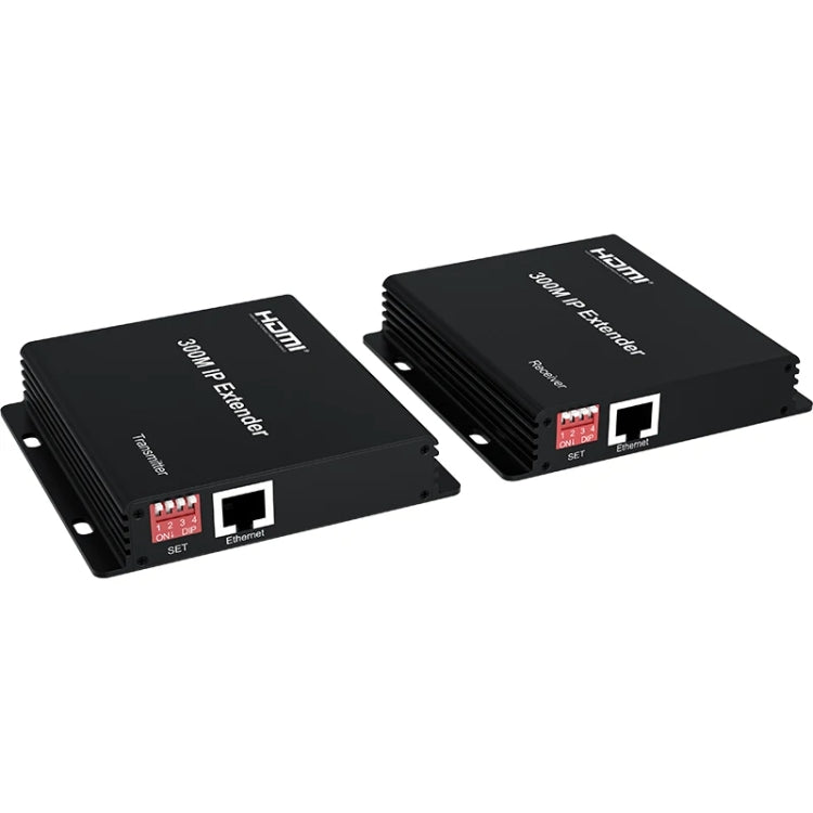 Extender HDMI IP 300M Trasmissione video HD, trasmettitore + ricevitore, US Plug, UK Plug, EU Plug