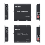 Extender HDMI IP 300M Trasmissione video HD, trasmettitore + ricevitore, US Plug, UK Plug, EU Plug