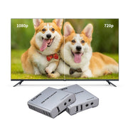 Cavo di estensione di rete HDMI KVM 60m con trasmettitore+ricevitore audio/video, spina USA, 60m