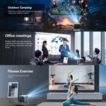 Proiettore TOUMEI X6 4K HD Home Theater 2200 ANSI