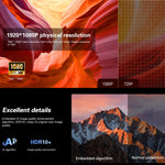 Proiettore TOUMEI X6 4K HD Home Theater 2200 ANSI