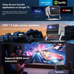 Proiettore TOUMEI X6 4K HD Home Theater 2200 ANSI