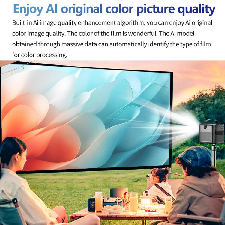 Proiettore wireless TOUMEI S8 1080P/4K DLP Android 11.OS Wifi 3D, US Plug, UK Plug, EU Plug