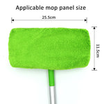 Per Swiffer Sweeper e altri panni di ricambio per mocio piatto da 10 pollici, 2pcs Terry Cloth, Coral Fleece Gray, Coral Fleece Green, Stripe Gray, Chenille Green, Chenille Orange, Chenille Gray