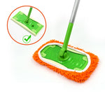 Per Swiffer Sweeper e altri panni di ricambio per mocio piatto da 10 pollici, 2pcs Terry Cloth, Coral Fleece Gray, Coral Fleece Green, Stripe Gray, Chenille Green, Chenille Orange, Chenille Gray