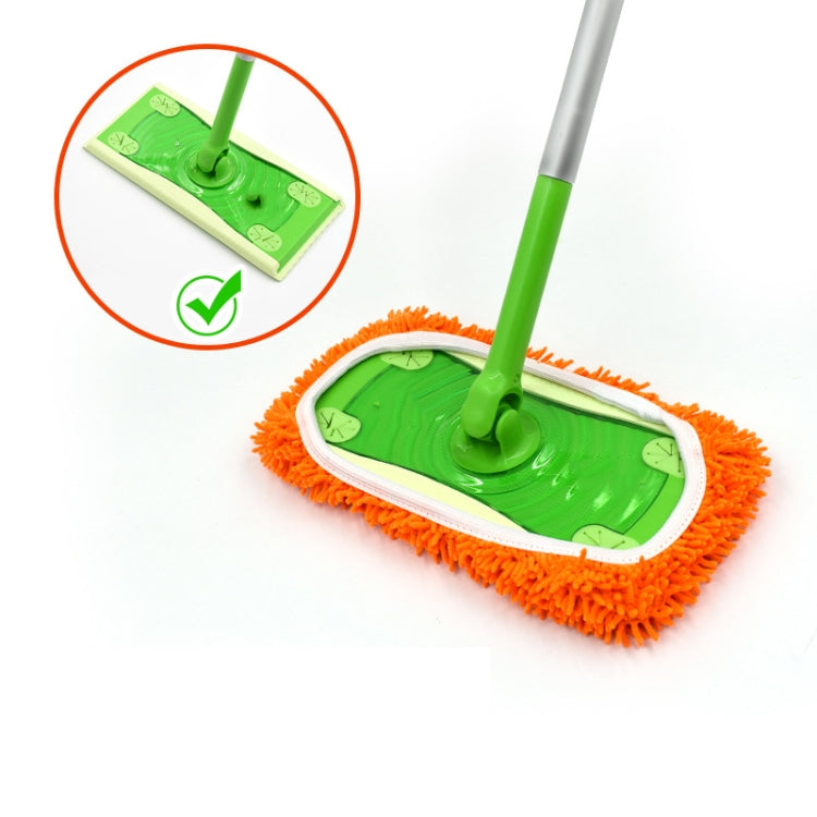 Per Swiffer Sweeper e altri panni di ricambio per mocio piatto da 10 pollici, 2pcs Terry Cloth, Coral Fleece Gray, Coral Fleece Green, Stripe Gray, Chenille Green, Chenille Orange, Chenille Gray