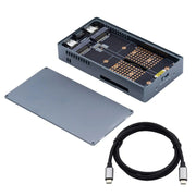 Doppio M.2 NVME SSD RAID Array Mobile Hard Drive Enclosure Tipo-C USB3.2 GEN2x2 20G 586R, PH8586R