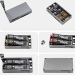 Doppio M.2 NVME SSD RAID Array Mobile Hard Drive Enclosure Tipo-C USB3.2 GEN2x2 20G 586R, PH8586R
