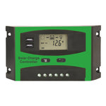 Regolatore di carica solare 12V/24V con doppia porta USB 10A-30A