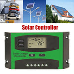 Regolatore di carica solare 12V/24V con doppia porta USB 10A-30A