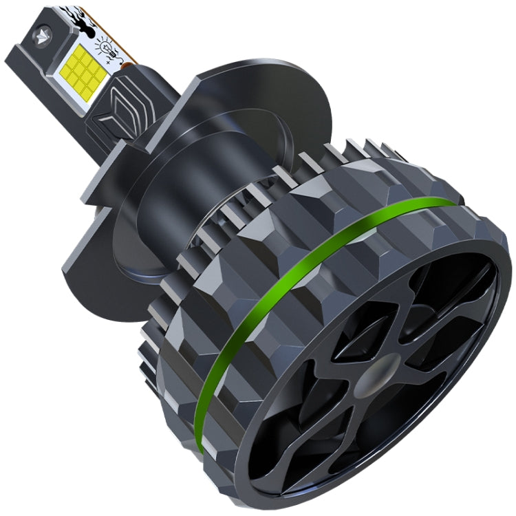 Faro per auto con faretto a LED a quattro tubi in rame da 150 W e 24 LED, 9005, 9006, 9012, H1, H4, H7, H11