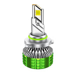 Faro per auto impermeabile in lega di alluminio con doppio tubo di rame a LED da 100 W, 9005, 9006, 9012, H1, H4, H7, H11