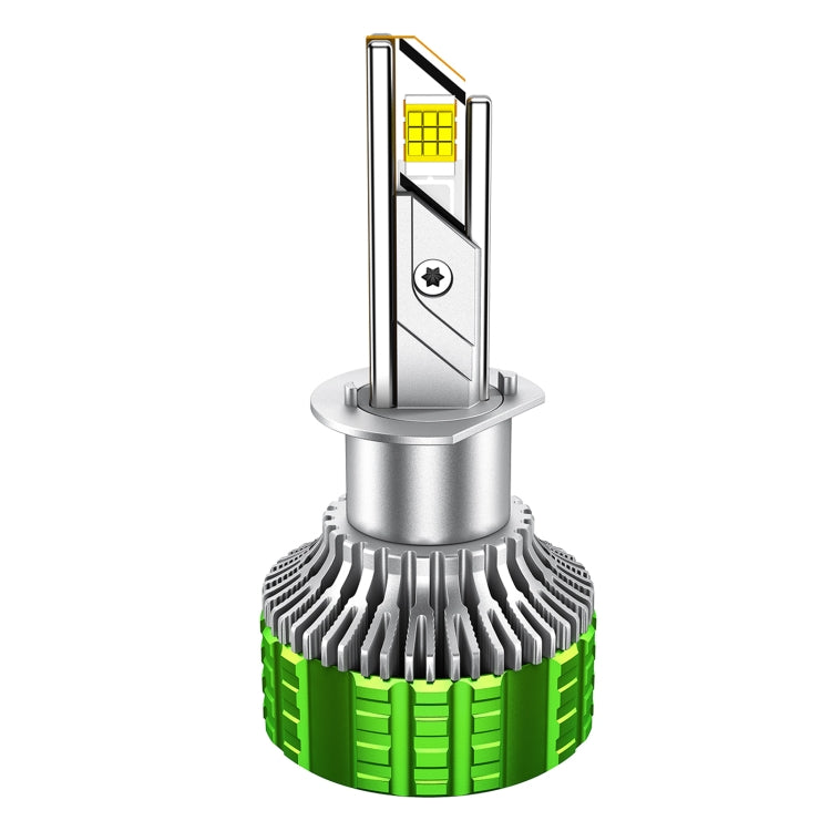 Faro per auto impermeabile in lega di alluminio con doppio tubo di rame a LED da 100 W, 9005, 9006, 9012, H1, H4, H7, H11