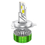 Faro per auto impermeabile in lega di alluminio con doppio tubo di rame a LED da 100 W, 9005, 9006, 9012, H1, H4, H7, H11