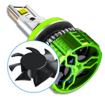 Faro per auto impermeabile in lega di alluminio con doppio tubo di rame a LED da 100 W, 9005, 9006, 9012, H1, H4, H7, H11