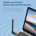 Adattatore USB WiFi6 COMFAST CF-940F 300Mbps Scheda di rete wireless Antenna WiFi 2.4GHz, CF-940F