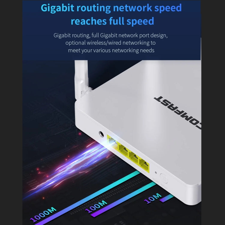 Router MESH WiFi6 Dual-Band COMFAST CF-WR630AX 3000Mbps Antenna 4x5dBi, US Plug, EU Plug, UK Plug, AU Plug