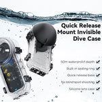 Custodia impermeabile per Insta360 X4 fino a 50m