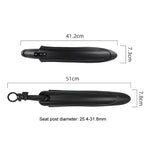 Parafanghi per bici Set allarga allunga bicicletta MTB anteriore posteriore parafango a sgancio rapido, 08CY0006, 08CY0007, 08CY0008