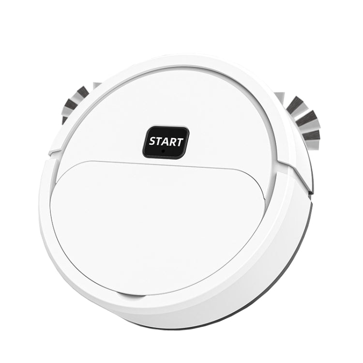 Mini robot spazzante automatico che lava i pavimenti, aspira e spazza 3 in 1, macchina per la pulizia, White Rechargeable, Black Rechargeable, Black Battery, White Battery