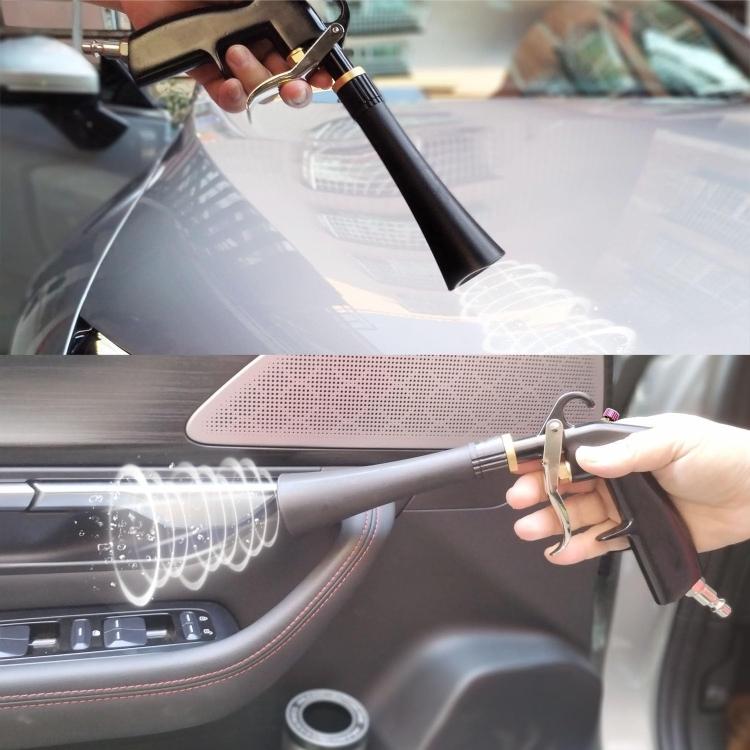 Pistola per la pulizia degli interni dell'auto ad alta pressione con spazzola per la rimozione della polvere per auto con cuscinetto